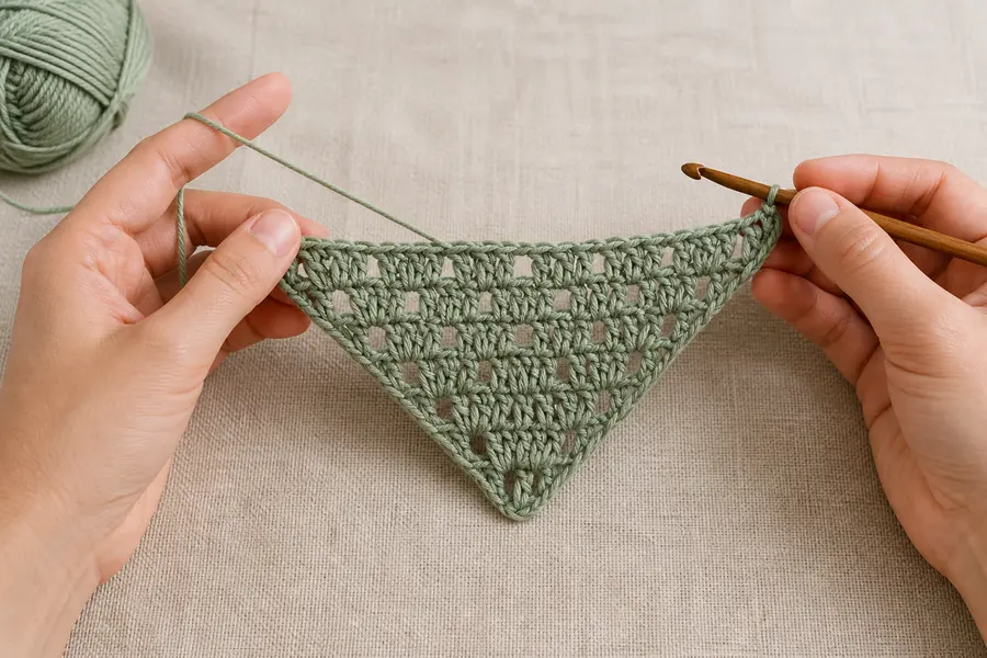 Step 2: Begin the Triangle Increases
