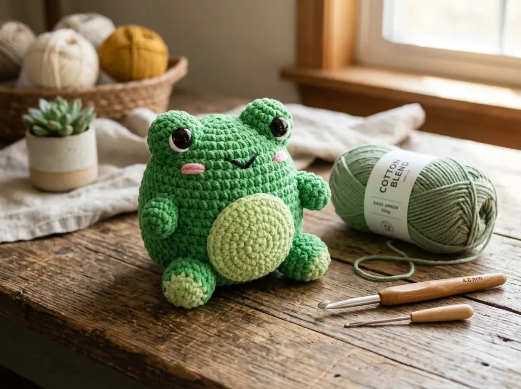 Free Crochet Frog Pattern: Easy 1-Hour Amigurumi Tutorial for Beginners