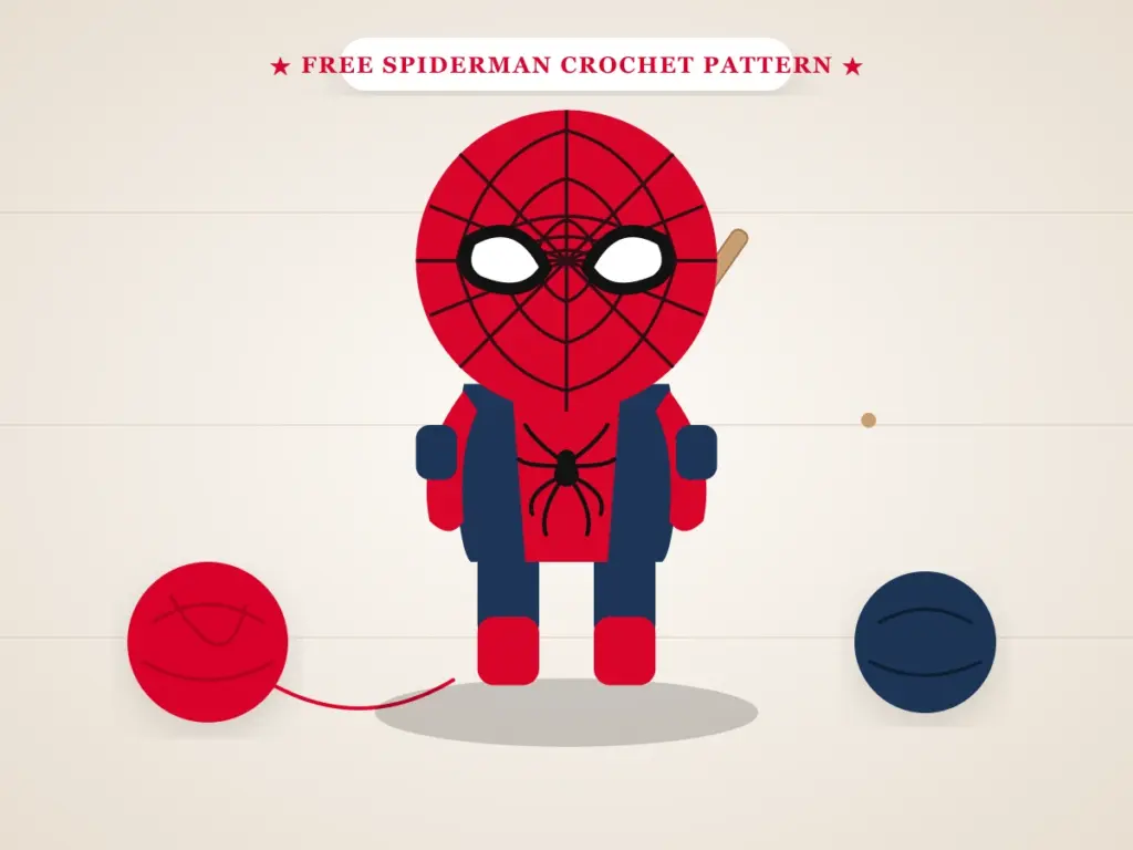 Free Spiderman Crochet Pattern: Easy Amigurumi Superhero Plushie Tutorial for Beginners